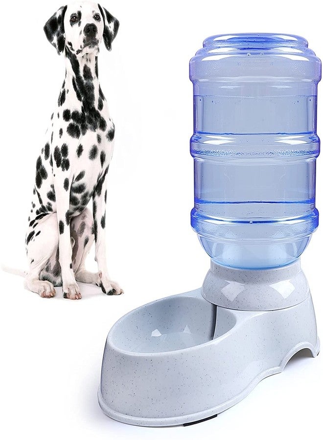 TGOPIT موزع مياه للحيوانات الأليفة من TGOPIT، موزع مياه أوتوماتيكي للحيوانات الأليفة، موزع مياه للكلاب، محطة توزيع مياه تعمل بالجاذبية، نافورة شرب ذاتية التوزيع للقطط/الكلاب (3.8 لتر) - Image 1